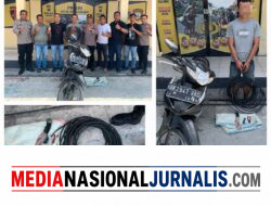 Polsek Talawi Berhasil Ungkap Kasus Pencurian Kabel Tower, Satu Pelaku Diamankan