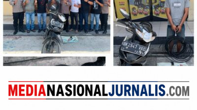 Polsek Talawi Berhasil Ungkap Kasus Pencurian Kabel Tower, Satu Pelaku Diamankan