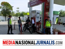 Polsek Padang Tualang Laksanakan Patroli, Monitoring Ketersediaan BBM di SPBU