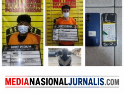 Dua Pelaku Begal Di Tunggorono Binjai Timur, Ditangkap Satreskrim Polres Binjai