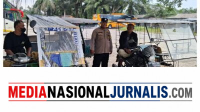 Bhabinkamtibmas Polsek Hinai Sambangi Penarik Becak, Perkuat Kedekatan dan Serap Aspirasi Masyarakat
