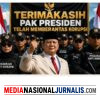 PROF. DR. SUTAN NASOMAL: RAKYAT INDONESIA BERTERIMA KASIH KEPADA PRESIDEN RI ATAS KOMITMEN MEMBERANTAS KORUPSI