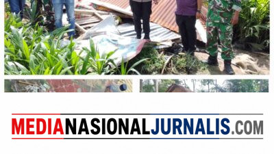 Polsek Binjai Gandeng TNI dan Kepala Desa Grebek Sarang Narkoba