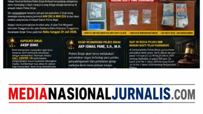 Dalam Waktu Dua Hari, Satresnarkoba Polres Binjai Tangkap 2 Orang Bandar Narkoba Di Kota Binjai