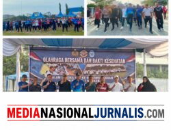 PELINDO Regional 1 Cabang Belawan Turut Sukseskan Pelaksanaan Car Free Day Perdana di Belawan