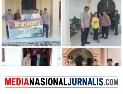 Polres Langkat Amankan Ibadah Minggu di Empat Gereja, Wujud Komitmen Jaga Kerukunan Umat Beragama