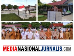 Kapolsek Salapian Jadi Pembina Upacara di SMA Negeri 1 Salapian, Tekankan Disiplin dan Bahaya Narkoba