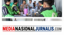 Kapolres Langkat Silaturahmi dengan Pengemudi Ojek Online, Ajak Jaga Kamtibmas Jelang HUT RI