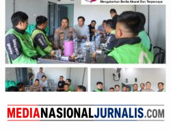 Kapolres Langkat Silaturahmi dengan Pengemudi Ojek Online, Ajak Jaga Kamtibmas Jelang HUT RI