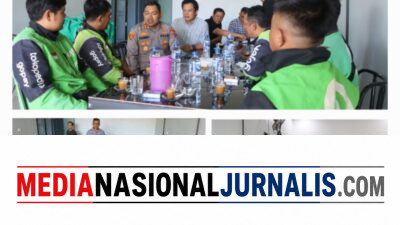 Kapolres Langkat Silaturahmi dengan Pengemudi Ojek Online, Ajak Jaga Kamtibmas Jelang HUT RI