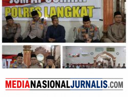 Kapolres Langkat Ajak Warga Perkuat Iman dan Perangi Narkoba Lewat Safari Jumat Curhat