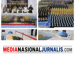 Dalam Kurun Waktu Satu Bulan, Kapolres Langkat Rilis Pengungkapan Kasus Narkotika, Tindak Pidana Kriminal, dan Kekerasan Seksual terhadap Anak
