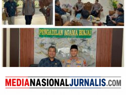 Kapolres Binjai Bersama PJU Jalin Sinergi dengan Ketua Pengadilan Agama Binjai