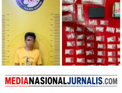 Satres Narkoba Polres Asahan Amankan Pria Pengedar Sabu, Sita 19,60 Gram Barang Bukti