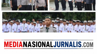 Kapolres Langkat Jadi Pembina Upacara di Yayasan Pendidikan Putra Jaya Jabal Rahman, Berikan Motivasi dan Edukasi Kamtibmas kepada Pelajar