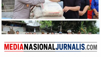 Kapolres Langkat Salurkan Bantuan Material untuk Pembangunan Gereja 