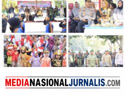 Kapolres Langkat Hadiri puncak peringatan Brandan Bumi Hangus yang ke-79 Pangkalan Berandan