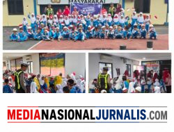 Polantas Karib, Sat Lantas Polres Pelabuhan Belawan Kenalkan Polisi sebagai Sahabat Anak Sejak Usia Dini