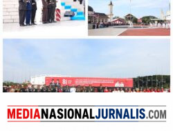 Kapolda Sumut Hadiri Upacara HUT ke-81 RI di Lapangan Astaka