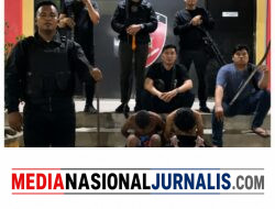 Tim Macan Polres Pelabuhan Belawan Amankan Dua Pelaku Tawuran dan Empat Sajam di Desa Helvetia