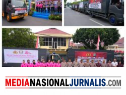 Polda Sumut Berangkatkan 25 Ton Bantuan Kemanusiaan Tahap Pertama untuk Korban Gempa NTT