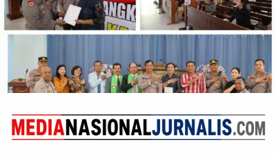 Polres Langkat Gelar Minggu Kasih, Ajak Jemaat GKI Bersama Jaga Kamtibmas dan Waspadai Kejahatan Siber