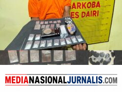 Simpan Sabu Dibungkus Kaos Kaki, Sat Narkoba Polres Dairi Ringkus Terduga Pengedar di Huta Rakyat