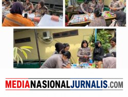 Polwan Polda Sumut Gelar Bakti Kesehatan, 200 Warga Belawan Dapat Pengobatan Gratis