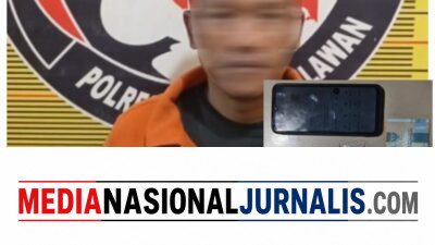 Sat Narkoba Polres Pelabuhan Belawan Tangkap Pengedar Sabu di Desa Helvetia