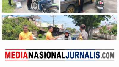 Polsek Kuala, Berbagi Nasi Kotak Sambil Pererat Kedekatan dengan Masyarakat