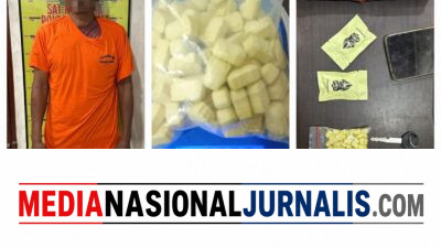100 Butir Diduga Ekstasi Diamankan, Sat Res Narkoba Polres Langkat Tangkap Pria 49 Tahun