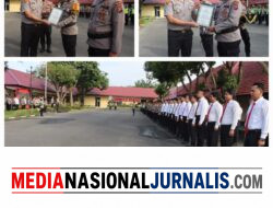 Kapolres Binjai Berikan Penghargaan Dan Apresiasi Terhadap Personel Yang Berprestasi