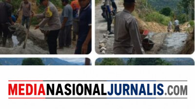 Rawat Akses Warga, Polisi dan Masyarakat di Tiga Kampung Kecamatan Ketol Gotong Royong