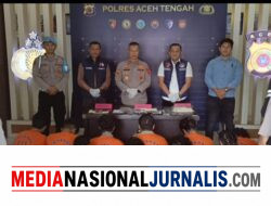 Polres Aceh Tengah Kembali Ungkap Jaringan Narkotika Lintas Kabupaten Aceh Tengah-Banda Aceh-Aceh Besar- Aceh Selatan, 10 Tersangka di Ringkus