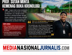 Dugaan Guru Tempeleng 10 Siswa MTsN Luwu Disorot, Prof. Sutan Nasomal Minta Kemenag Buka Kronologi Kasus Guru Tampar 10 Siswa