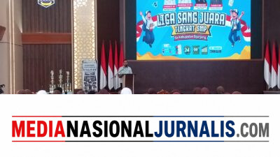 Liga Sang Juara Tingkat SLTP Se Kabupaten Sijunjung Di Buka Secara Resmi Wakil Bupati H.Iraddatillah,S. Pt,. M. M
