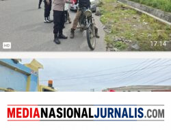 Semarak HUT RI ke-81, Polsek Wih Pesam Ikuti Launching Pembagian Bendera Merah Putih