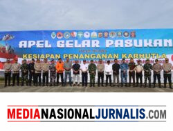 Kapolda Aceh dan Kasdam IM Pimpin Apel Gelar Pasukan, Kolaborasi TNI-Polri
