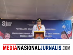  151 dari total 260 Warga Binaan Lapas Kelas IIB Muaro Sijunjung Resmi Menerima Remisi Umum.