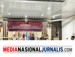 Sosialisasikan Tupoksi, KPU Sijunjung Perkuat Sinergitas Dengan Insan Pers