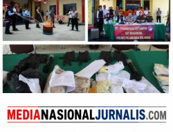 Polres Pelabuhan Belawan Musnahkan Barang Bukti Narkoba