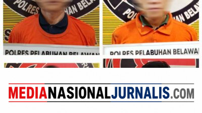 Sat Narkoba Polres Pelabuhan Belawan Tangkap 4 Pengedar Sabu di Mabar Hilir