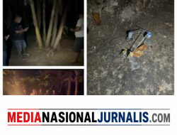 Respon Laporan Warga Polres Langkat Musnahkan Gubuk Penyalahgunaan Narkoba