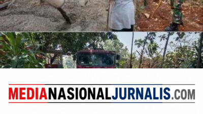 Sosok Pengusaha Muda H. Deden Setiawan Bangun Betonisasi Jalan