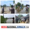 Debit Air Naik hingga 50 Sentimeter, Polsek Tanjung Pura Gerak Cepat Pantau Warga Terdampak Banjir