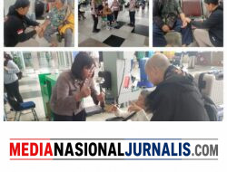 Polda Sumut Beri Layanan Kesehatan bagi Penumpang Terdampak Pembatalan Penerbangan di Kualanamu