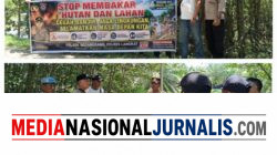 Cegah Karhutla Sejak Dini, Polsek Secanggang Ajak Warga Stop Bakar Sampah
