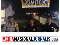 Sambangi Poskamling, Bhabinkamtibmas Perkuat Harkamtibmas dan Sinergitas Warga