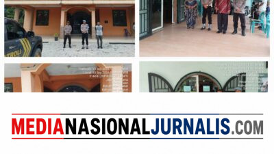 Polsek Stabat Laksanakan Pengamanan Ibadah Minggu di Gereja Kecamatan Stabat