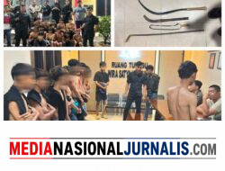 Tim Macan Polres Pelabuhan Belawan Tangkap 13 Pemuda Terkait Geng Motor dan Tawuran, Sita 4 Sajam dan Ketapel